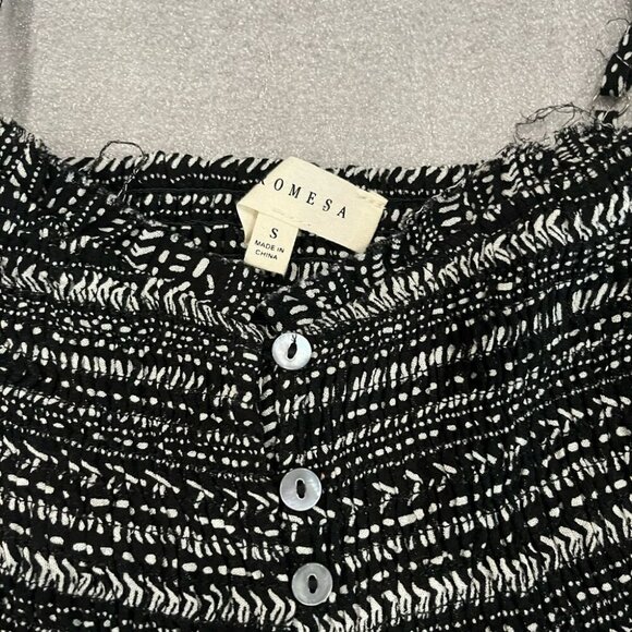 [S]Promesa Journey Ahead Geo-Print Button-Front Maxi Dress - Picture 5 of 9